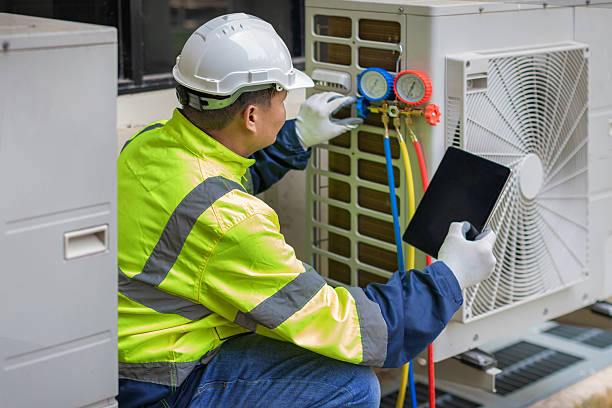 Professional Hvac technician working in La Grange, NC